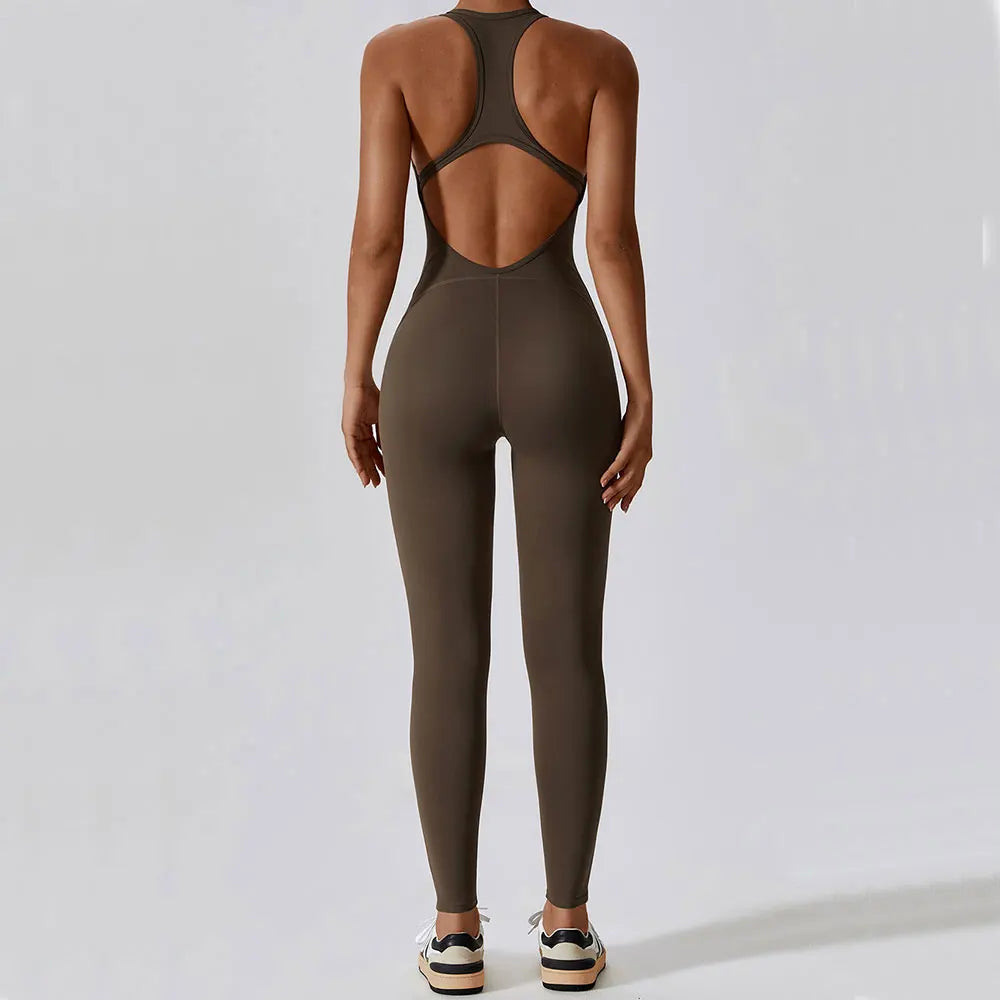 Yoga Jumpsuit Fitness Sports Overalls Gym Clothing Set Yoga Wear Pilates Workout Clothes for Women Outfit Push-Up Activewear